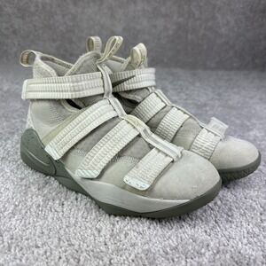 Nike x Lebron Soldier XI‎ 11 GS Light Bone [918369-099] Size Youth 5.5
